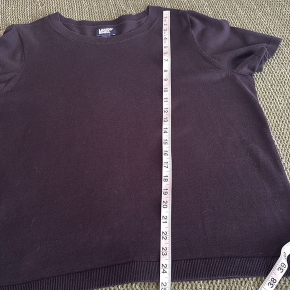 Lands End Cotton Sweater - Picture 5 of 6